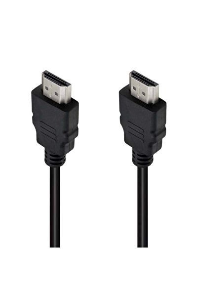 Epilons Pm-31396 كابل HDMI بلاستيك أسود مسطح 50 سم مع حقيبة