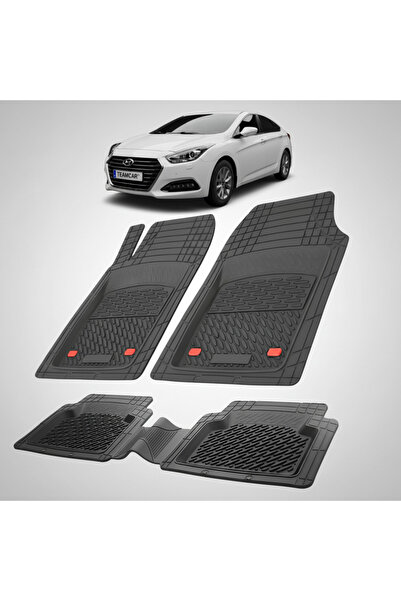 TEAMCAR Hyundai i40 2015-2018 Πατάκια - Τύπος λαστιχένιου πτερυγίου - Μαύρο