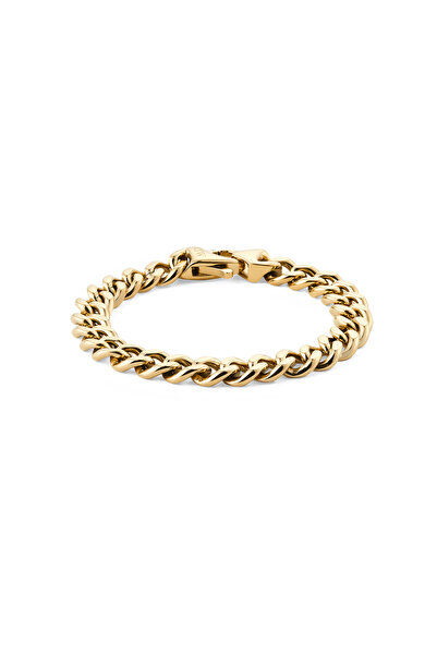 Daniel Wellington Ellipse Cuban Chain Bracelet Gold