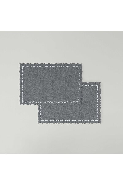 Linens Marly 2'li 45x30 cm Amerikan Servisi Antrasit