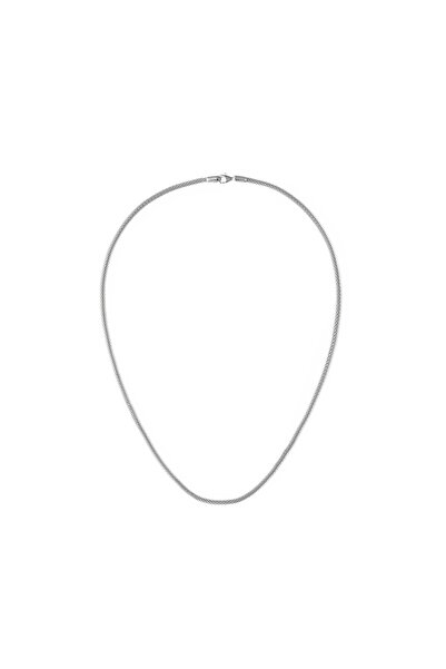 Daniel Wellington Tide Mesh Necklace Silver 2.8