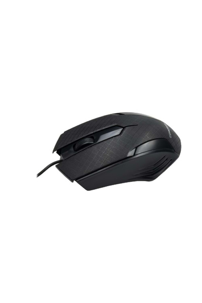 Epilons Black Matte Patterned USB Wired 3D Optical Mouse