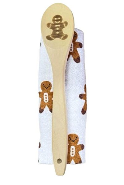 Heinner Kitchen towel and spoon set white