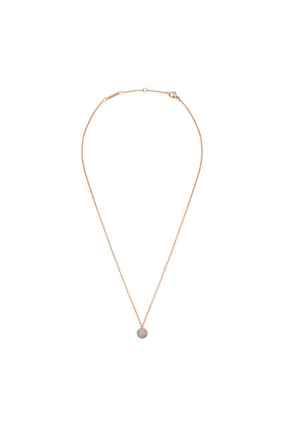 Daniel Wellington PavÃ© Crystal Pendant Necklace Rose Gold