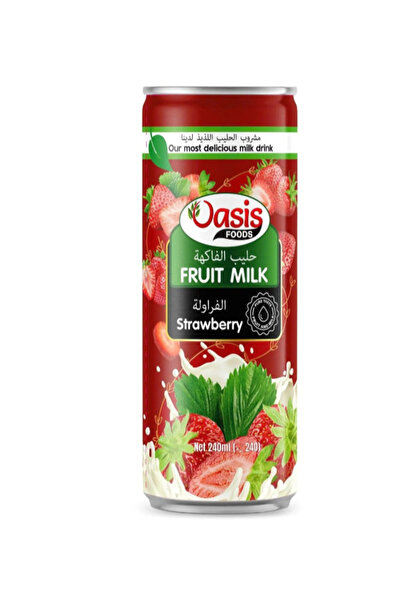Oasis Fruit Milk Strawbery Juice 240ml X 24
