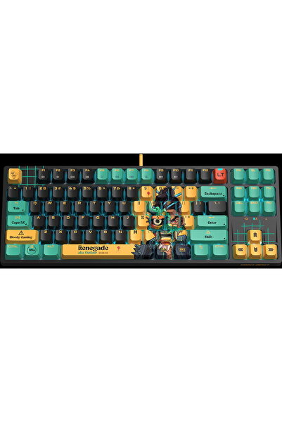 OEM A4Tech Bloody AT87 Alpha Optical Switch Performance Keyboard USB Renegade...