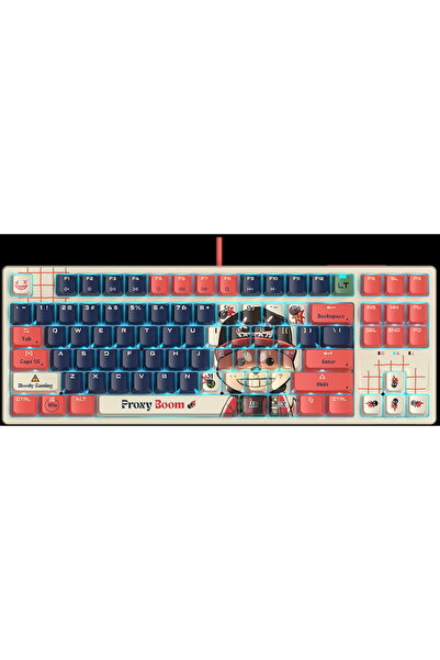 OEM A4Tech Bloody AT87 Alpha Optical Switch Performance Keyboard USB Proxy Bo...