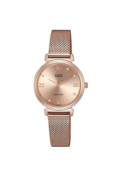 Q&Q Ceas de damă Q27B-004PY cuarț auriu roz