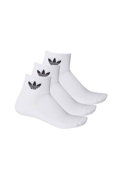 adidas Mid-Cut Crew Socks Set for Men, White