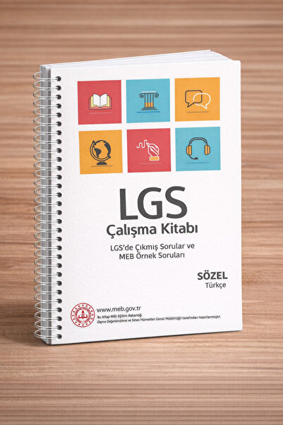 Yetsis Yayınları LGS Çalışma Kitabı - Türkçe Dersi Büyükboy Renkli Baskı