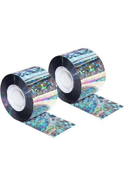 Arabest شريطان عاكسان للطيور، شريط طارد مزدوج الجوانب، شريط وامض للطيور للحدي...