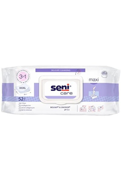 Seni Set 2 x 52 Servetele Umede Care 25 x 30 cm