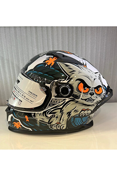 MT Helmets KASK MT BRAKER SV THE KING A7 PARLAK MAVİ