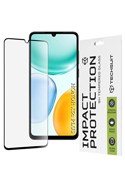 Techsuit Folie pentru Honor X5c Plus - 111D Full Cover / Sticlă cu adeziv int...