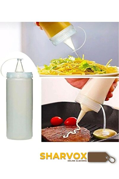 Sharvox Plastic Oil and Sauce Bottle 700 ml |   Transparent Oil Dispenser, Ke...