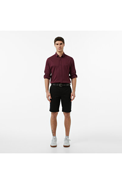 Lacoste Erkek Slim Fit Siyah Bermuda Şort