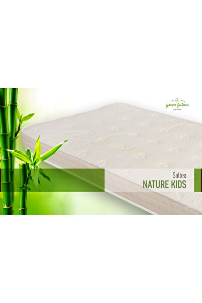 Green Future Saltea NATURE KIDS, 60x120 cm, H 10 cm, husă din fibră de bambus...