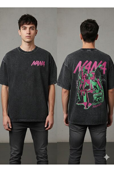 PENTHİLUS Nana Printed Washable Oversized T-Shirt - Anime Printed Unisex Over...