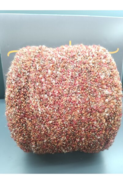 Pİ Yarn Penlpe Large Yarn 500Gr Hand Knitting Yarn Grayish Red