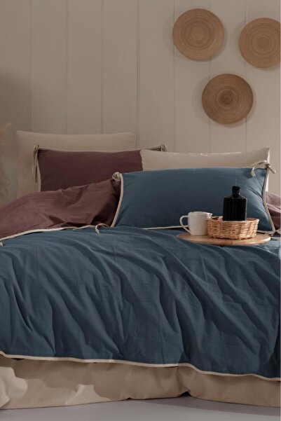 Çeyiz Diyarı طقم غطاء لحاف مزدوج من القطن بنسبة 100% من ديميتر ستورم