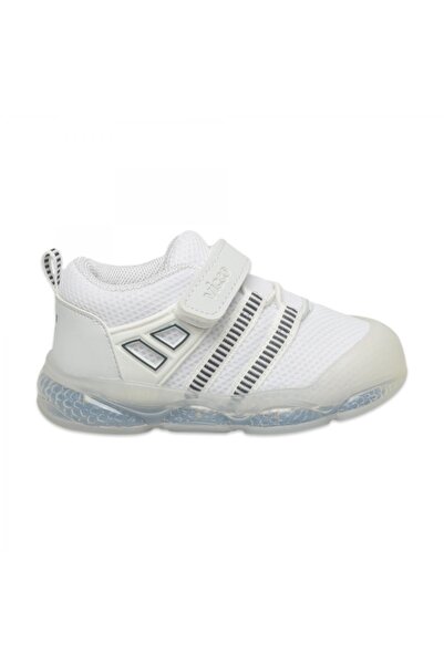 Vicco 346.E24Y150 First Step Lighted White Children's Shoes