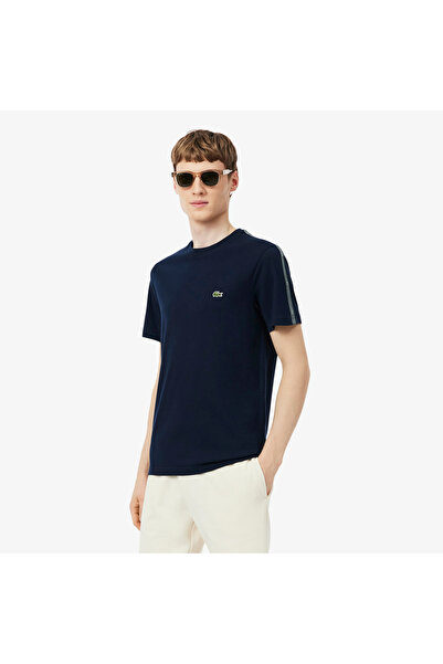 Lacoste Erkek Regular Fit Bisiklet Yaka Lacivert T-Shirt