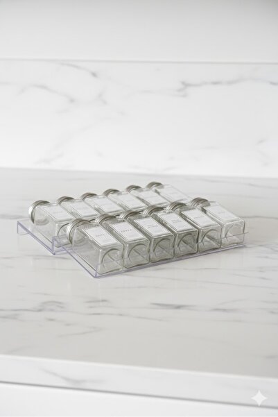 kesita TASARIM(2 Adet 30,5x13cm) Çekmece Içi Baharatlık Düzenleyici BOŞ Stant...