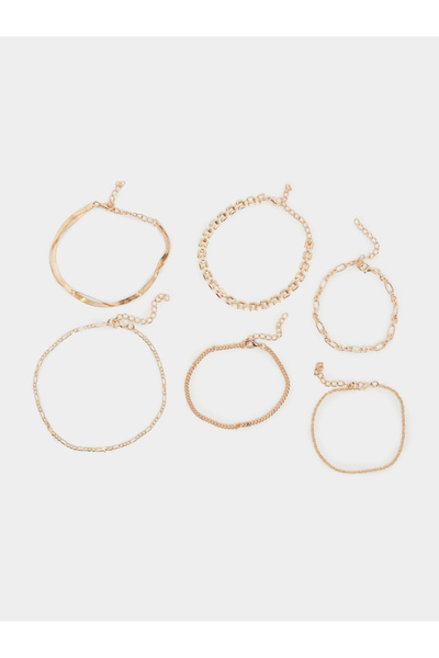 Styli Pack of 6 - Gold Chain Bracelet