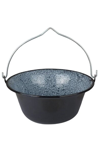 Mercaton Durable enameled kettle, 16 liters, black