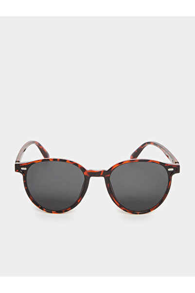 Styli Women Tortoise Frame Round Sunglasses