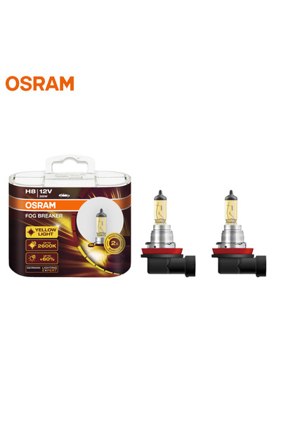 Choice3 H8 OSRAM Fog Breaker 2600K H1 H3 H4 H7 H8 H11 H16 9005 9006 12V Bulbs...