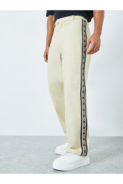 Styli Men Taping Detail Baggy Trousers