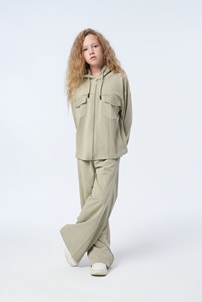 HAUSEkids طقم فاخر للفتيات من 9-15 سنة - أخضر كويك