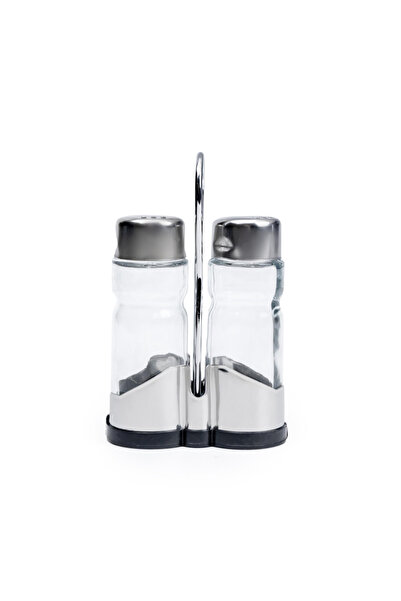 Cuisine Art By Styli 2-Piece Soda Lime Glass Salt Pepper Set, 40ml