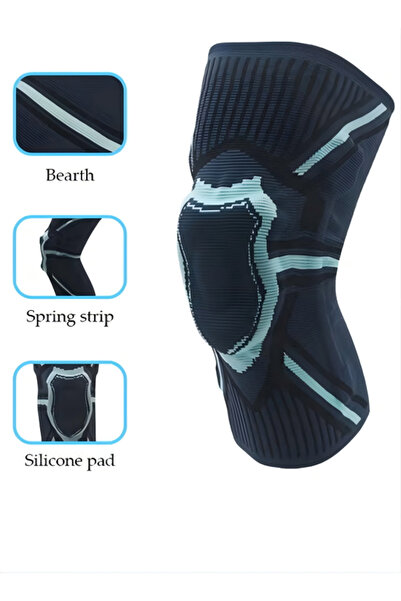 DOMEET 1PCS Knee Pad Knee Brace with Side Stabilizers and Patella Gel Pads Kn...