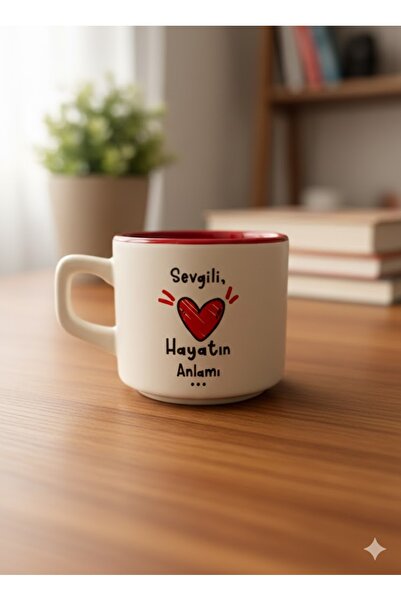 PALTO TASARIM Dear, the Meaning of Life... White Venus Mug - Gift Mug Cup Mug