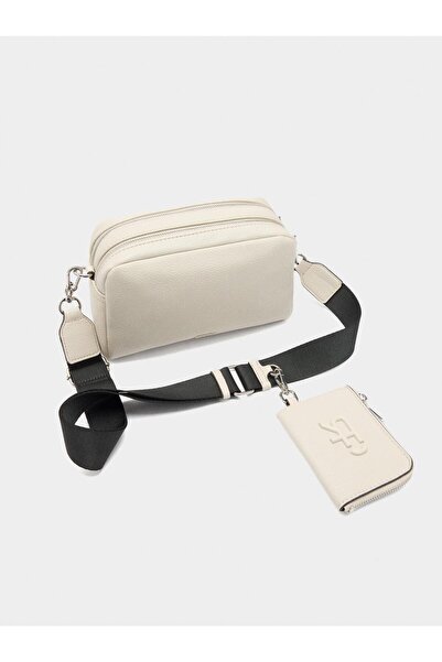 PARFOIS Kadın Çapraz Askılı ve Charm'lı Çanta