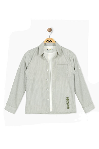 ALG Boys' Shirt T-Shirt 2-Piece Set 100% Cotton