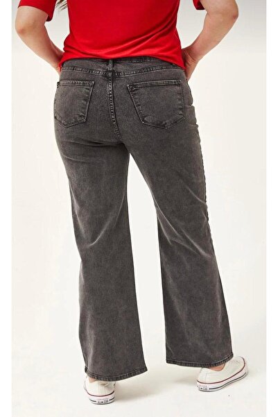 CASY CİLEO New Season High Waist Flexible Women's Palazzo Jeans