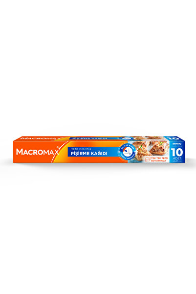 MACROMAX 10-Pack Pre-Cut Baking Paper - X3