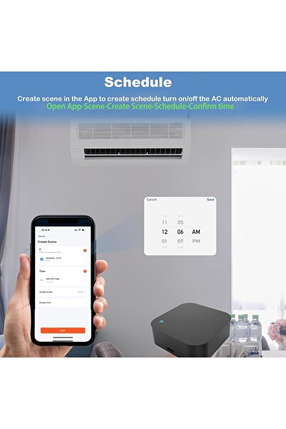UanTii Tuya Smart WiFi IR Universal Remote Controll with Temperature Humidity...