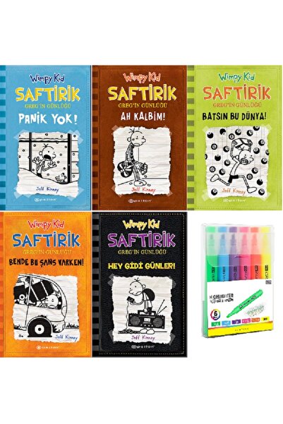 Epsilon Yayınevi Saftirik Greg'in Günlüğü 6-7-8-9-10 / 5 Kitap Set (KALEM SET...