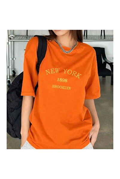 New Shine Ню Йорк Бруклин Ориндж тениска