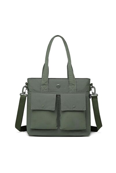 SMART BAGS Micro Poly Fabric Large Size Women's Shoulder Bag 3345