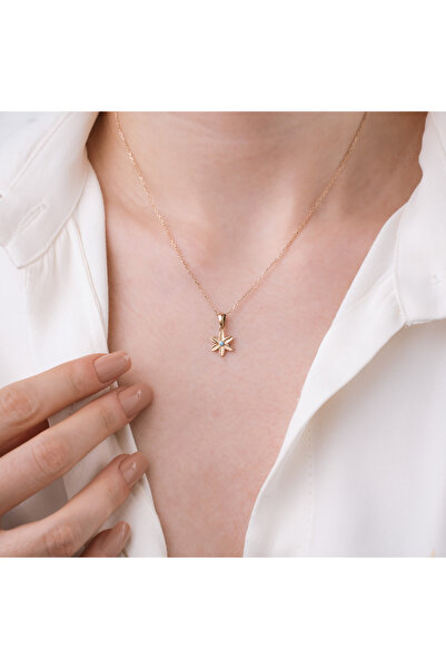 sorti takı aksesuar 14 Ayar Altın Kaplama Nergis Çiçeği Mart Ayı Minimal Doğu...