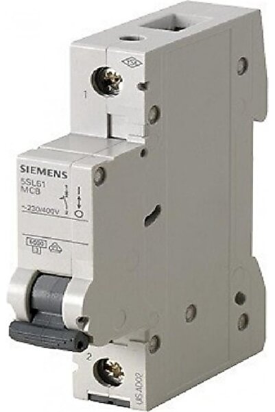 Siemens - 1P 20A 6kA C Serisi Monofaze Anahtarlı Otomatik Sigorta (5SL6120-7YA)