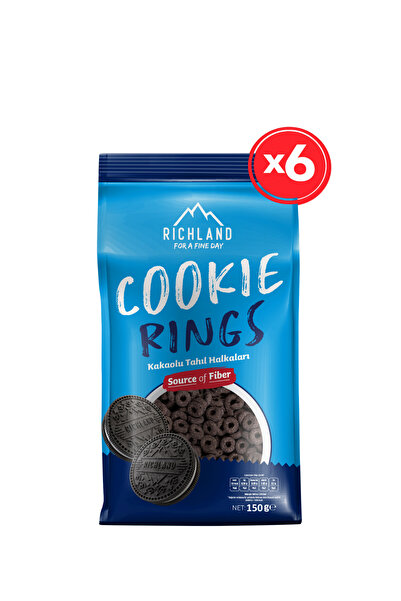 Richland Cookie Rings Tahıl Halkaları 150 Gr x 6 Adet