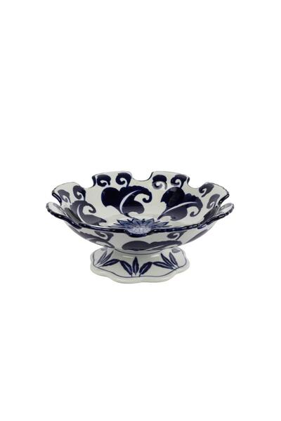 Mikasa Moor Blue Blanc Dinner Plate 31X12Cm