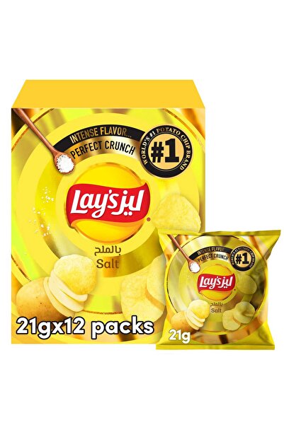 Lay's Lay’s Classic Salted Potato Chips | Light, Crispy, Perfectly Salted Sna...