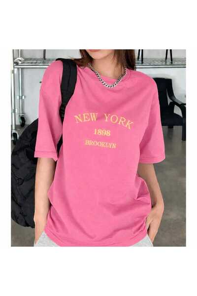 New Shine New York Brooklyn Pink T-Shirt
